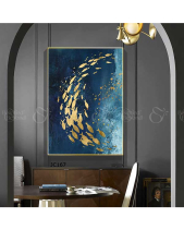 Tranh Cá Trên Mặt Nước Jc167 - belovedbeyond.com