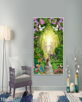 Tranh Hươu Sườn Cây Trong Rừng Tgh2241 - belovedbeyond.com