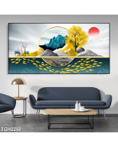 Tranh Phong Cảnh 3Dvà Đàn Cá Dưới Lòng Đất Tgh2250 - belovedbeyond.com