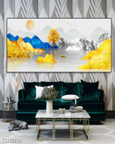 Tranh Núi Vàng Và Cây Kim Tiền Tgh2290 - belovedbeyond.com