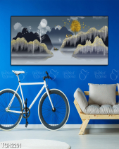 Tranh 3D Núi Bạc Sông Bạc Tgh2291 - belovedbeyond.com