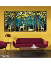 Tranh Hươu 3D Và Cây Vàng Tgh2382 - belovedbeyond.com