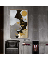 Tranh Đàn Chim Dưới Trăng Jc207 - belovedbeyond.com