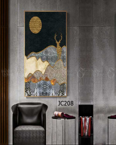 Tranh Hươu Dưới Trăng Jc208 - belovedbeyond.com