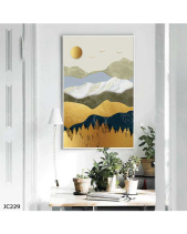 Tranh Núi Và Hàng Cây Jc229 - belovedbeyond.com