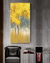 Tranh Lá Cây Vàng Jc272 - belovedbeyond.com