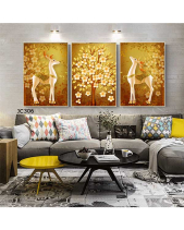 Tranh Cây Và Hươu Jc306 - belovedbeyond.com