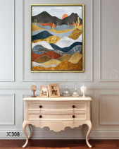 Tranh Núi Và Xương Ròng Jc308 - belovedbeyond.com