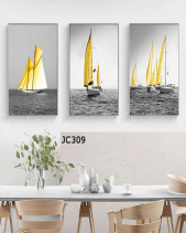 Tranh Những Thuyền Buồm Vàng Jc309 - belovedbeyond.com