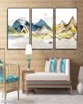 Tranh Vân Sóng Và Hươu Vàng Tgh2413 - belovedbeyond.com