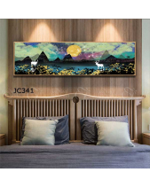 Tranh Mặt Nước Dưới Trăng Jc341 - belovedbeyond.com
