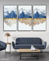 Tranh Núi Vàng Núi Bạc Phản Chiếu Tgh2421 - belovedbeyond.com