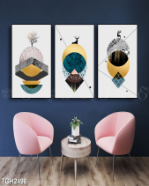 Tranh Trừu Tượng Hình Học Tgh2496 - belovedbeyond.com