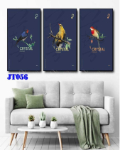 Tranh Bộ Chú Chim Trên Cành Cây Jt056 - belovedbeyond.com