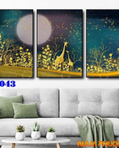 Tranh Chú Hươu Trong Rừng Vàng Jt043 - belovedbeyond.com