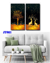 Tranh Hươu Và Sao Băng Jt081 - belovedbeyond.com