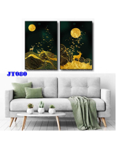 Tranh Ánh Trăng Và Đàn Chim Jt080 - belovedbeyond.com