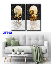 Tranh Thú Và Ánh Trăng Jt072 - belovedbeyond.com