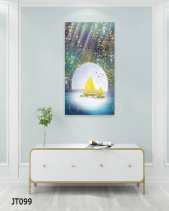 Tranh Chiếc Thuyền Trên Biển Jt099 - belovedbeyond.com