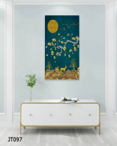 Tranh Hươu Và Cây Lá Jt097 - belovedbeyond.com