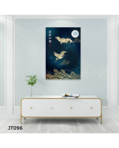 Tranh Hạc Trắng Trên Biển Jt096 - belovedbeyond.com