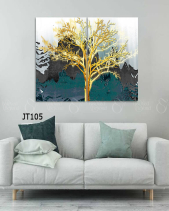 Tranh Cây Vàng Giữa Rừng Jt105 - belovedbeyond.com