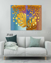 Tranh Lá Vàng Jt103 - belovedbeyond.com