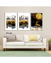 Tranh Núi Và Trăng Jt140 - belovedbeyond.com