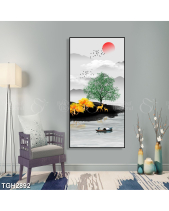 Tranh Cây Xanh Ven Bờ Suối Tgh2892 - belovedbeyond.com