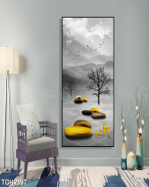 Tranh Nghệ Thuật Tảng Đá Trên Nước Tgh2897 - belovedbeyond.com