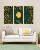 Tranh Trăng Và Đàn Cá Jt126 - belovedbeyond.com