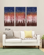 Tranh Cây Trắng Đỏ Jt124 - belovedbeyond.com