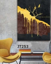 Tranh Canvas Trừu Tượng Jt253 - belovedbeyond.com