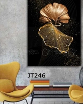 Tranh Chiếc Lá Trừu Tượng Jt246 - belovedbeyond.com
