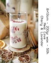 Laxie Candles Real Love (Cherry X Lavender) - belovedbeyond.com