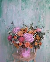 Hộp Vải Mix Tú Cầu Tone Pastel 01 - belovedbeyond.com