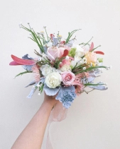 Bó Hoa Cưới Tone Pastel - belovedbeyond.com