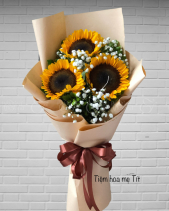 Tiệm Hoa Mẹ Tít - Bó Mặt Trời - belovedbeyond.com