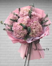 Tiệm Hoa Mẹ Tít - Tú Cầu Hồng - belovedbeyond.com