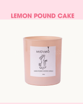 Nến Midimo 300G Hồng – Lemon Pound Cake - belovedbeyond.com