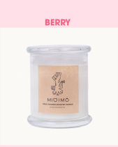 Nến Midimo Thủy Tinh 250Gr – Berry - belovedbeyond.com