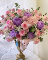 Bình Hoa Cổ Điển Tông Tím Hồng - belovedbeyond.com