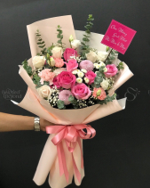 Bó Hoa Hồng Dâu Hamy - belovedbeyond.com