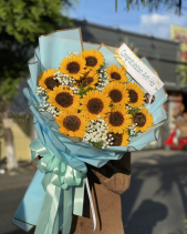 Ht Rose - Bó Hoa Hướng Dương - belovedbeyond.com
