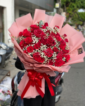 Ht Rose - Bó Hoa Hồng Đỏ 03 - belovedbeyond.com