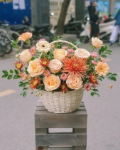 Hoa Ven Đường - Hoa Giỏ 3 - belovedbeyond.com
