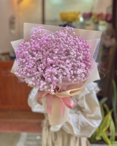 Là Bé | Bó Hoa Baby Hồng - belovedbeyond.com