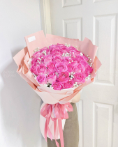 Bó Hoa Baby Hồng - belovedbeyond.com