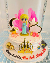 Bánh Kem Tươi Elsa Cánh Hồng - belovedbeyond.com