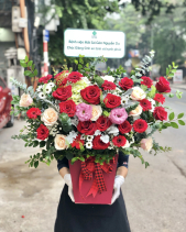 Ef - Lẵng Hoa Hồng 01 - belovedbeyond.com